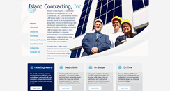 Desktop Screenshot of islandcontractinginc.net